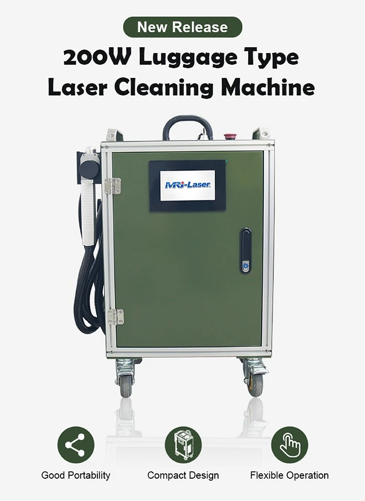 200W Luggage Type Laser Cleaning Machine 200W Luggage Type Laser Cleaning Machine