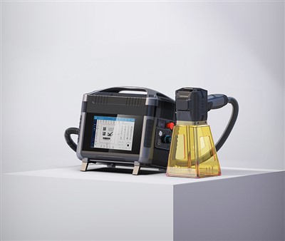 Håndholdt 30 watt lasermerkemaskin for rustfritt stål Graveringslogo -utskrift