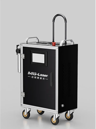 MOPA laserrensemaskin for fjerning av trelakk