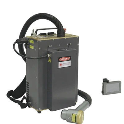 Ny mini ryggsekk 200W laserrensemaskin for husholdningsrengjøringsarbeid