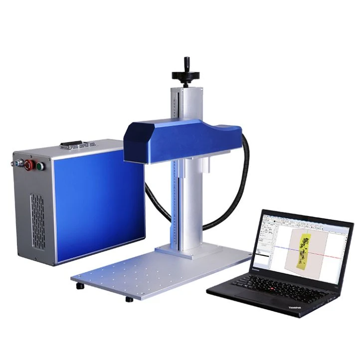 3D dynamisk fokuserende fiberlasermarkeringsmaskin for uregelmessig overflate