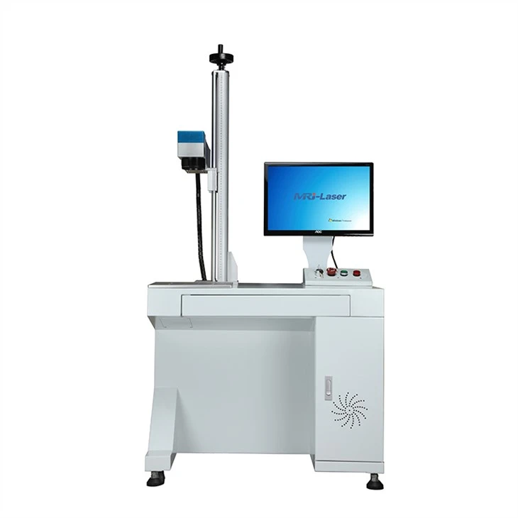 20W 30W 50W Benk Topp Auto Fokusering Fiber Laser Merking Maskin
